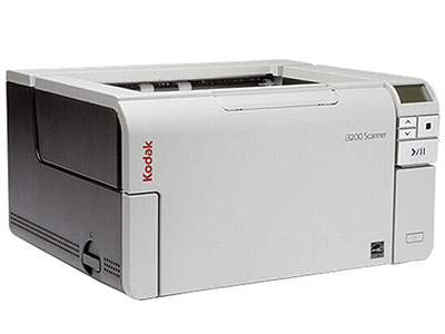 柯达i3200 馈纸式扫描仪 A3彩色双面高速扫描 50页100面/分