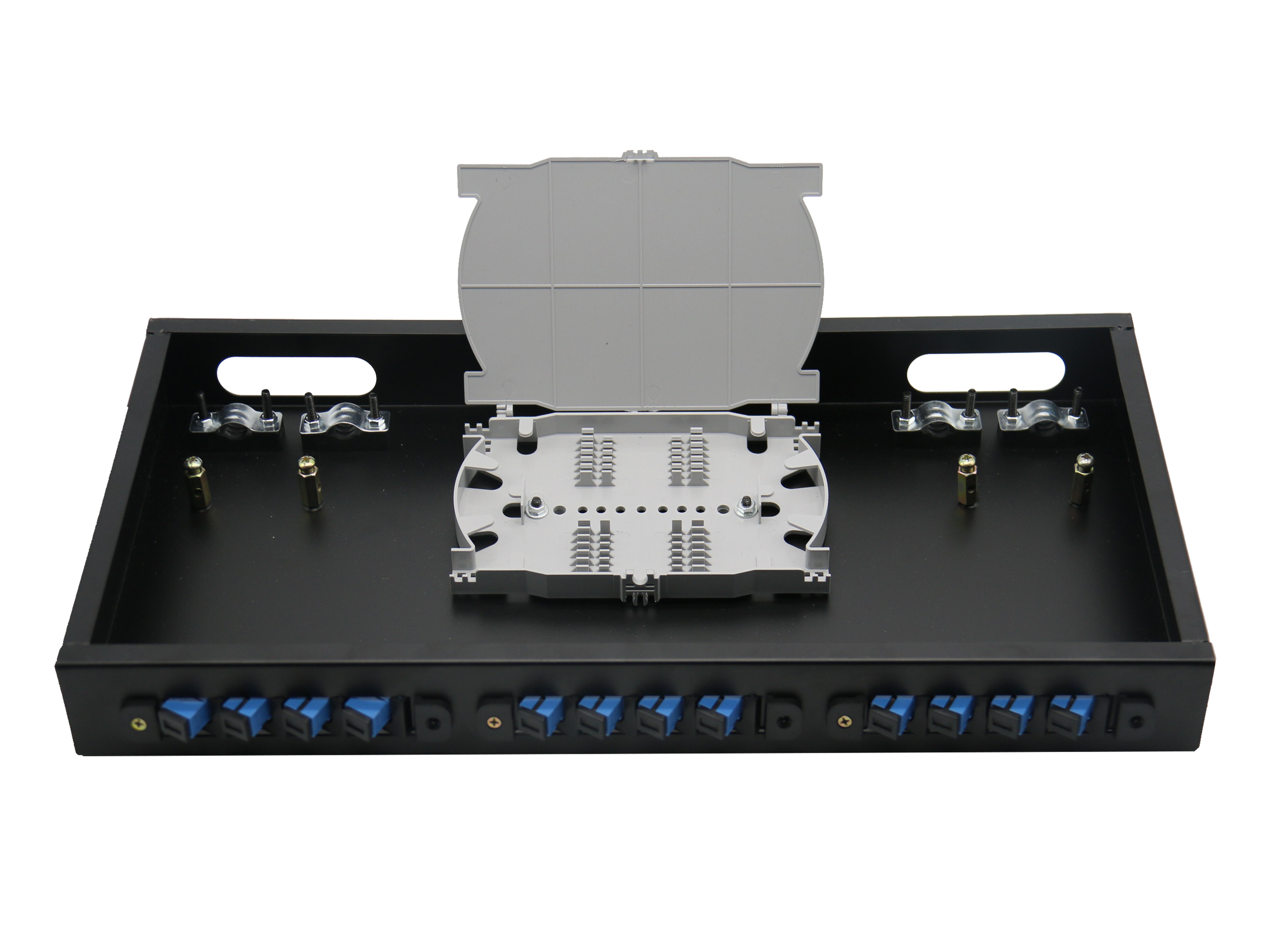 贝尔兰德 12口机架式光纤终端盒(通用口) 机架式光端盒BLDZW-J12