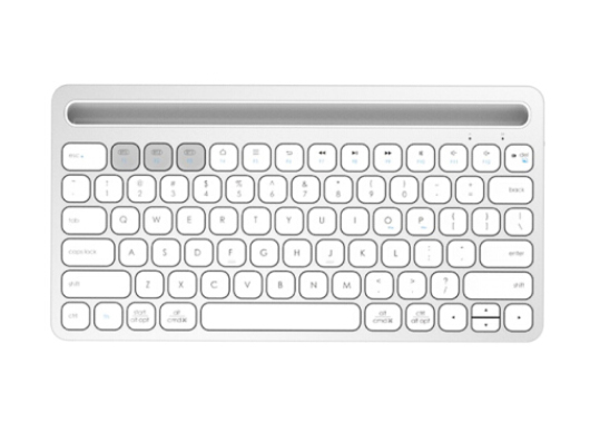 富德 ik8500键盘 无线蓝牙键盘 可充电键盘 办公键盘 女性 便携 超薄 笔记本键盘