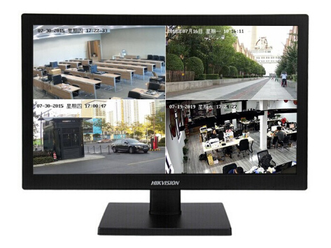 海康威视监视器 监控显示器 1080P高清画质 大广角低功率