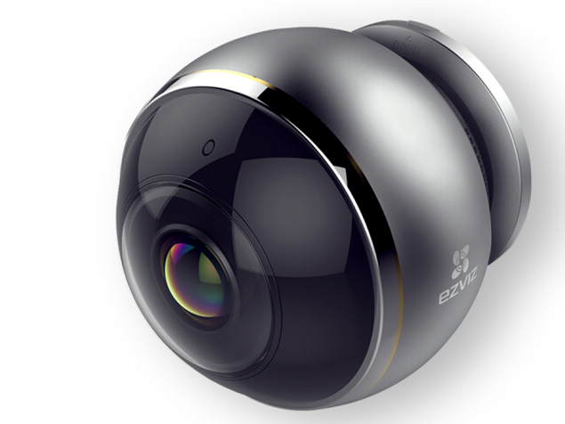 萤石（EZVIZ）C6P智能全景300W星光级鱼眼监控摄像头 wifi无线监控摄像头 高清红外夜视