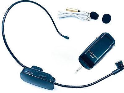 蓝海赛尔 2.4G单只无线耳麦	HT-56 ”工作频率:UHF610--690MHz频段.
信道数目：30个
灵敏度：12dBuv(80dBS/N)
动态范围:100dB
信噪比:≥105dB
失真率:≤0.5\%
频率响应:50Hz-15KHz
UHF智能调频,只需在手持上一按，轻松调频。
适用于直播、小视频、无线采访等多种场合
空旷环境距离30米左右”
