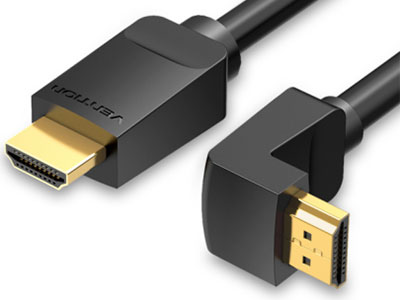  威迅AAQ系列HDMI線彎直頭黑色（小頭朝上） 版本	HDMI 2.0
接頭類型	鍍金
接口工藝	鍍金
導體	鍍錫銅
線規	30AWG
屏蔽層	鋁箔+編織
線身外徑	7.4mm
外被材質	PVC
