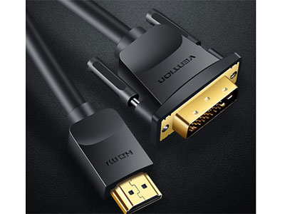 威迅  HDMI 轉 DVI 線 (互轉) 外殼材質 	PVC 
接口類型	HDMI A 公 /DVI 24+1 公 
接口工藝	鍍金 
分辨率	1080P 60Hz 
轉換方向	HDMI 轉 DVI/DVI 轉 HDMI 
導體	無氧銅 
線規 	30AWG
長度	1 米 /1.5 米 /2 米 /3 米 /5 米/8米/10米/15米
