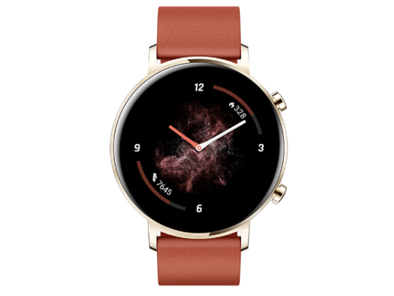 HUAWEI WATCH GT 2 時尚款 栗木紅（42mm）華為智能手表 麒麟A1芯片 一周續航 百種運動模式 女性生理周期管理