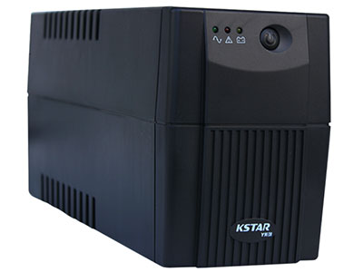 科士达UPS不间断电源YDE2060 600VA电脑路由器服务器稳压静音防雷电源NAS 黑色