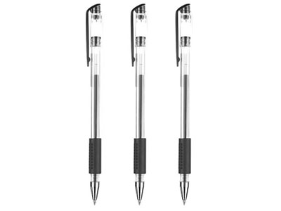 晨光  文具Q7/0.5mm黑色中性笔 美新系列经典拔盖签字笔 子弹头水笔 