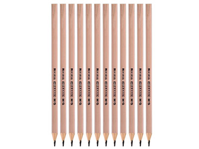 晨光  文具经典HB木杆铅笔 原木学生铅笔 木质铅笔