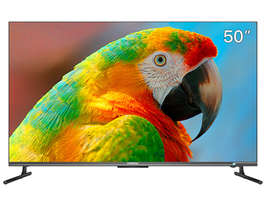康佳（KONKA）50A9D 50英寸 4K超高清 全面屏 华为芯 超薄机身 2+32GB 远场语音智慧屏教育电视