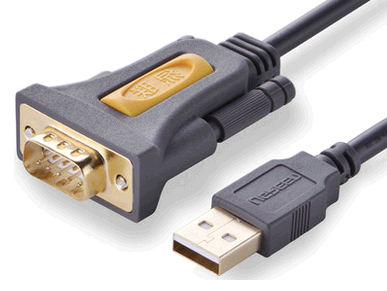 绿联（UGREEN）CR104 USB转串口DB9 RS-232公对公线