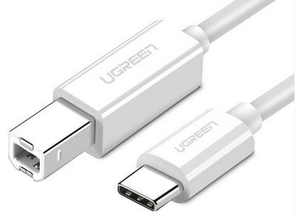 绿联（UGREEN）US241 Type-C转USB-B数据线