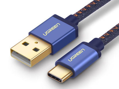 绿联（UGREEN）US250 USB2.0转Type-C铝壳数据线