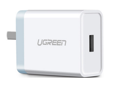 绿联（UGREEN）CD179 华为超级快充单口USB充电器 折叠款