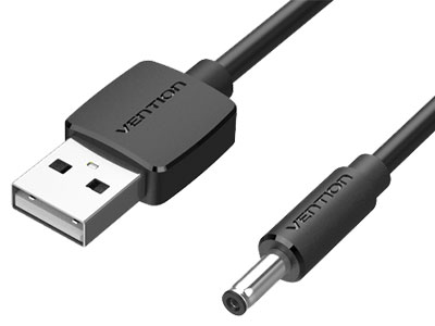 威迅CEX系列USB轉DC3.5mm充電線（黑色/白色）