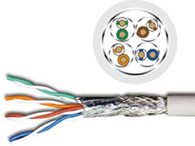 清华同方  6类4对S/FTP屏蔽双绞线  4×2×23AWG   S/FTP  cat  6  250MHz  Cable