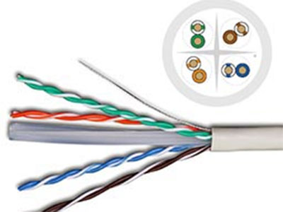 清华同方 6类4对24线规非屏蔽双绞线  4×2×24AWG   UTP  cat  6  250MHz  Cable