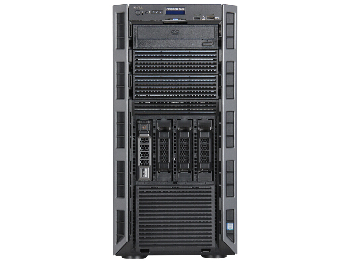 戴尔（DELL）T330 塔式服务器主机  (E3-1220V6）热盘冷电8盘位志强4核3.0 
