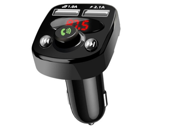 现代 HY82 车载MP3音乐播放器汽车用蓝牙免提U盘TF卡QC3.0双充USB
