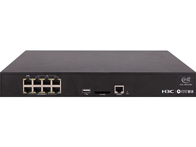 H3C  G340 端口形態
   2GE WAN + 6GE LAN
帶機量
   推薦300～400臺終端
AP授權
   默認管理40，可拓展至128
