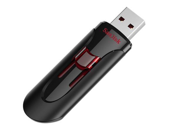 闪迪 (SanDisk) 32GB USB3.0 U盘 CZ600酷悠 黑色 USB3.0入门优选 时尚办公必备