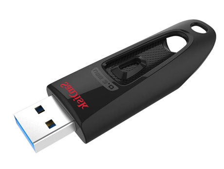 闪迪 (SanDisk) )32GB USB3.0 U盘 CZ48至尊高速 黑色 读速100MB/s 经典USB3.0 U盘 高速安全可靠