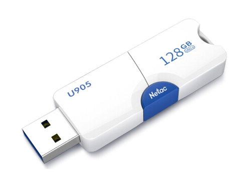 朗科（Netac）128GB USB3.0 U盘U905 精灵推拉式高速闪存盘 加密U盘
