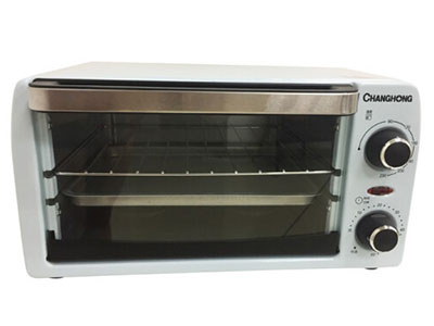 长虹电烤箱CKX-10J01，不锈钢发热管，穿透力强，速热节能，90-230℃ 可控温度
