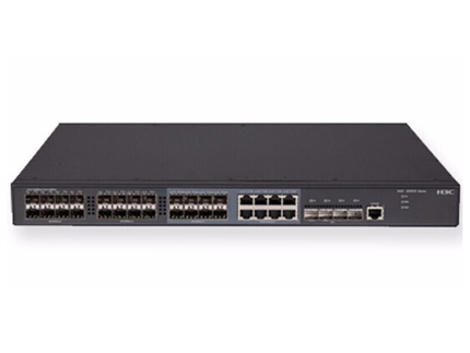 H3C LS-5560S-28F-SI 交换机 支持24个100/1000BASE-X SFP光口(含8个GE Combo口),支持4个1G/10GBASE-X SFP P
