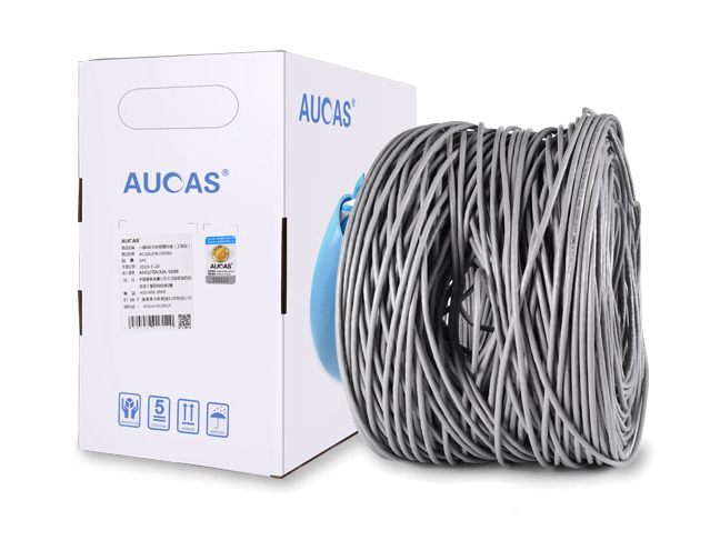 奥卡斯 CAT5E 超五类非屏蔽网线速率：100Mbps，带宽：100Hz，具有性能优良、阻燃性高、绿色环保等特性