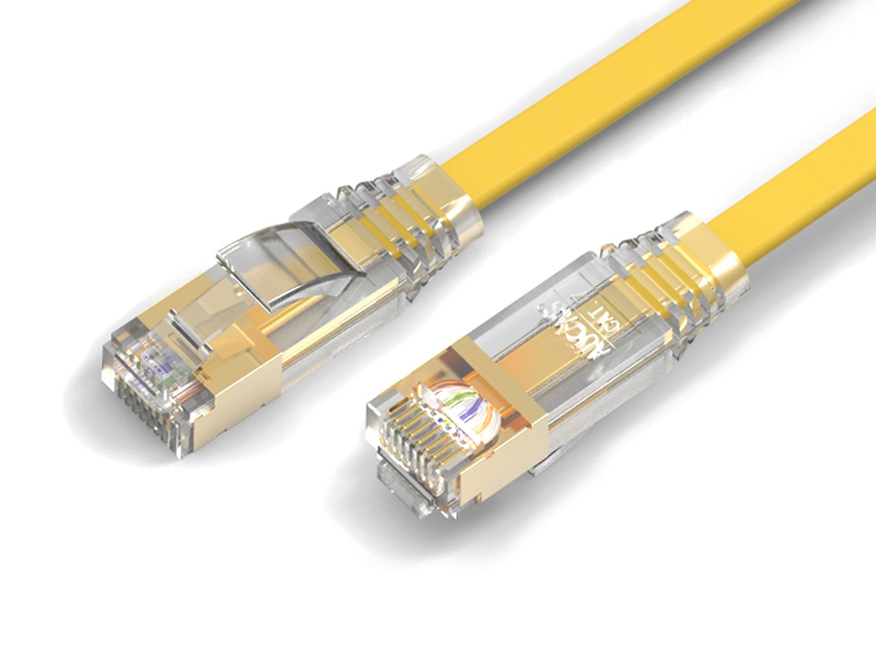 奥卡斯 CAT7 七类扁平跳线  速率可达万兆，频率达600MHz