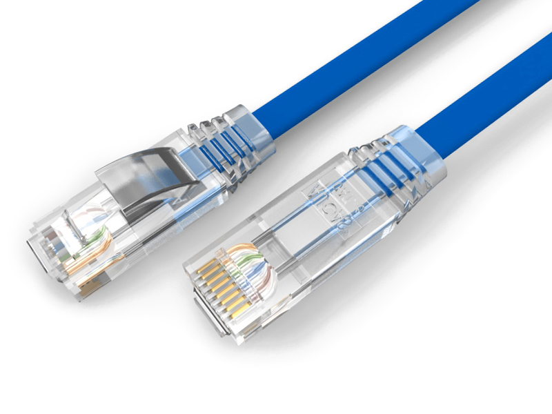 奥卡斯 CAT6 六类扁平跳线 速率可达千兆，频率达250MHz