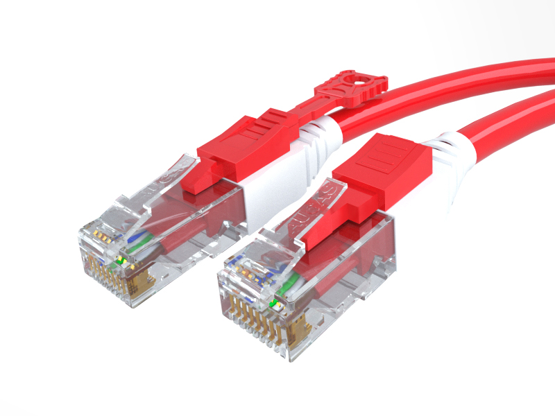 奥卡斯 CAT6 六类带锁跳线 速率可达千兆，频率达250MHz