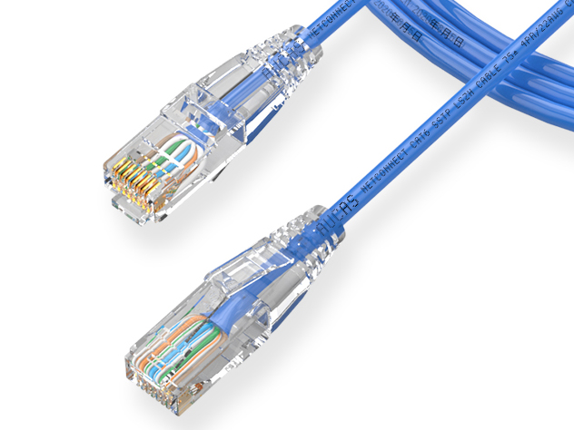 奥卡斯 CAT6 六类极细跳线 速率可达千兆，频率达250MHz