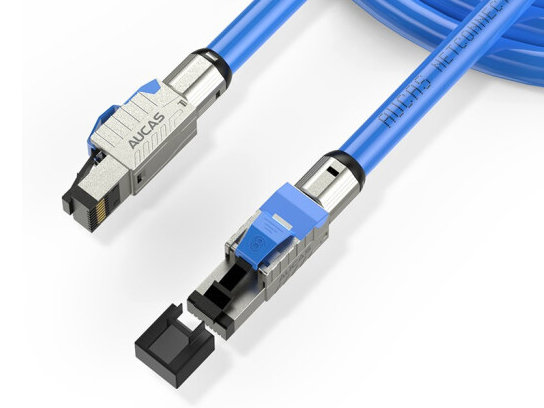 奥卡斯 CAT8 八类屏蔽跳线 速率可达万兆，频率达2000MHz