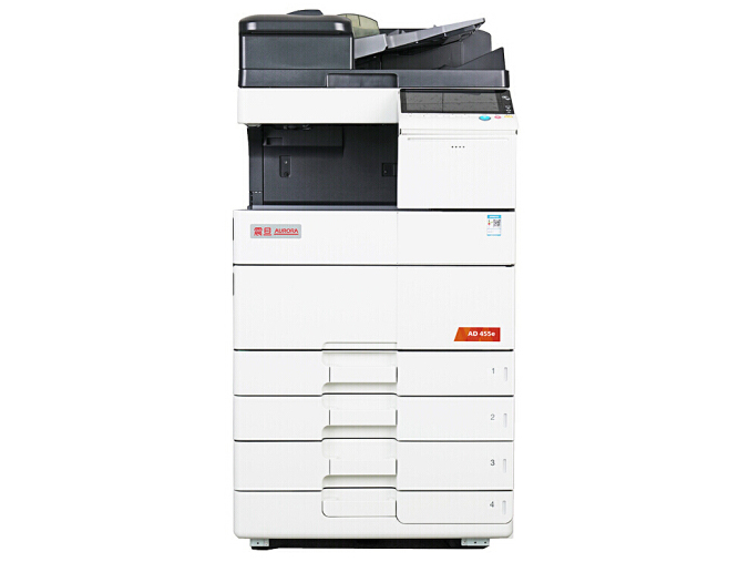 震旦（AURORA）AD455e A3黑白多功能复合机 标配(含双面同步扫描自动输稿器+出纸托盘+工作台)