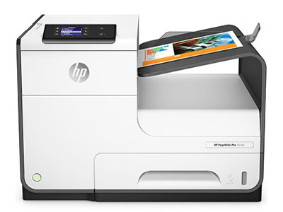 HP PageWide Pro 452dn  A4頁寬打印, 打印速度：55PPM(黑)/55PPM(彩色)

