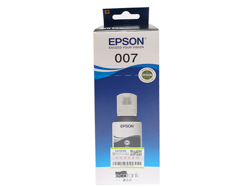 愛普生（EPSON）007標準容量黑色墨水(適用M2148/M2178/M3148機型)