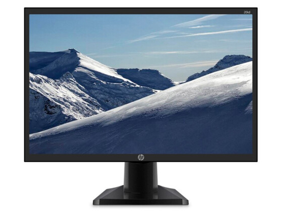 惠普（HP）显示器家用办公 电竞娱乐 吃鸡游戏 电脑液晶显示器 20KD 19.5英寸 IPS （支持壁挂）