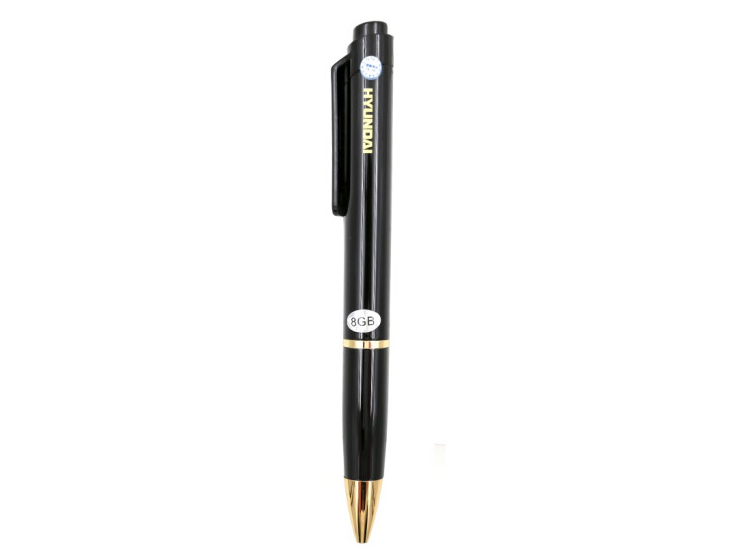 現代（HYUNDAI）錄音筆8G專業微型遠距離降噪充電高清筆型學習會議HYM-4028