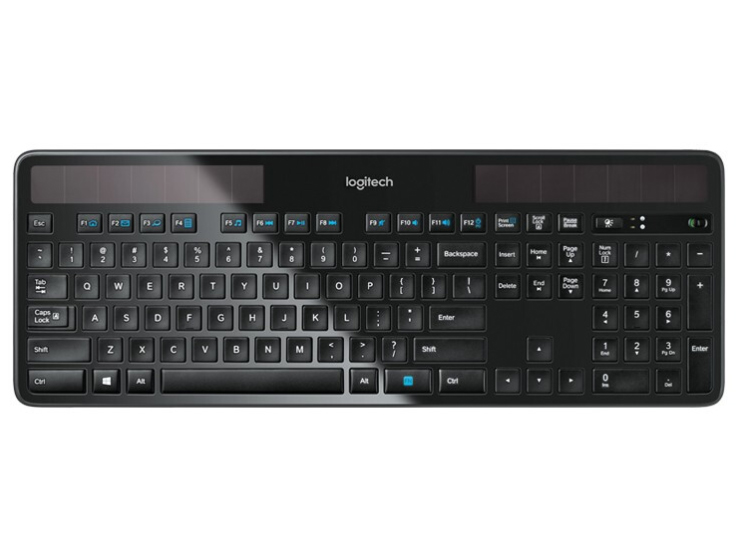 罗技（Logitech）K750超薄太阳能无线键盘家用办公电脑笔记本