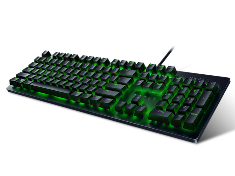 雷蛇 Razer 猎魂光蛛标准版 机械键盘 有线键盘 游戏键盘 104键 背光