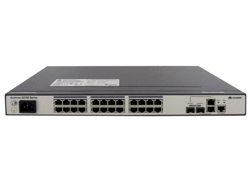 华为 S2700-26TP-EI-AC 主机(24百兆RJ45，2千兆Combo，交流供电)