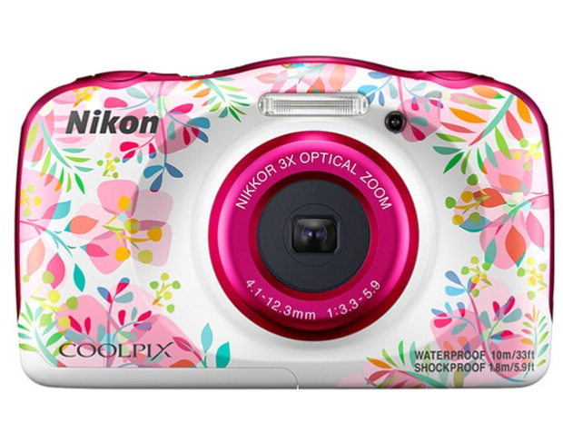 尼康（Nikon）COOLPIX W150 轻便型 数码相机 防水防震 w150 粉色（约1,317万有效像素 全高清视频拍摄）