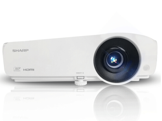 夏普（SHARP）XG-H450XA 投影仪 办公投影机 4500流明，40000:1对比度，白色，2.6kg，双HDMI接口