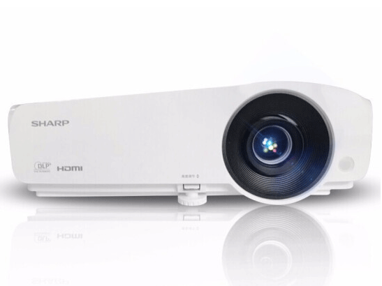 夏普（SHARP）XG-H380WA 投影仪 4200流明，40000:1对比度，白色，2.5kg，带HDMI接口，3LCD