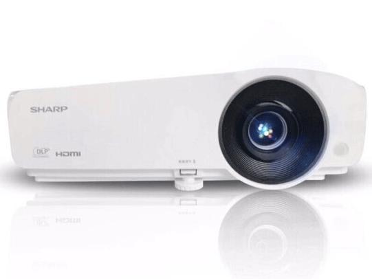 夏普（SHARP）XG-H420WA 商务家用办公投影仪 4700流明，40000:1对比度，白色，2.5kg。带HDMI接口，3LCD