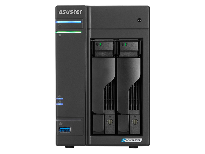 asustor爱速特 AS6602T 2盘位NAS网络存储服务器网络存储器NAS主机云存储私有云 8TB NAS盘*2