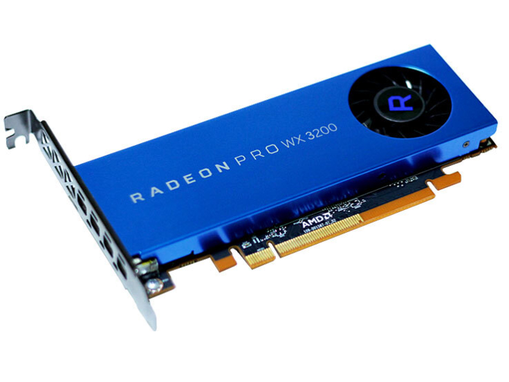 AMD Radeon Pro WX 3200 专业显卡