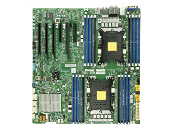超微 Supermicro X11DAi-N双路服务器/工作站主板、支持至强可扩展系列处理器