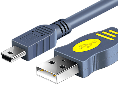 晶华 USB-T口 数据移动硬盘线